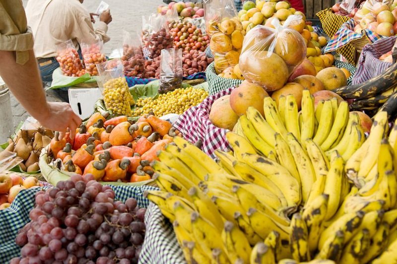 Antigua market food