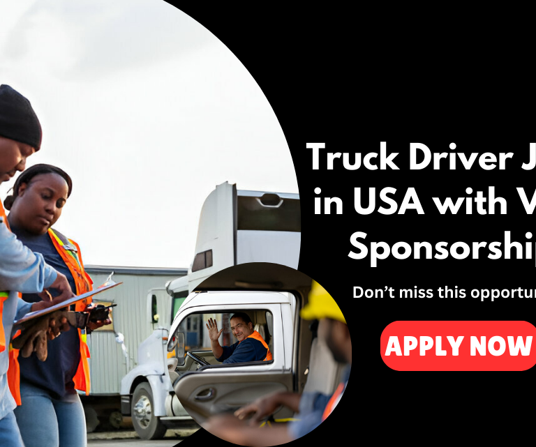 Truck Driver Jobs in USA with Visa Sponsorship